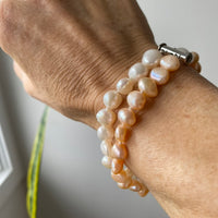 Pearlie Double - Pearl Bracelet