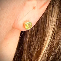 Verdant Cushion Studs