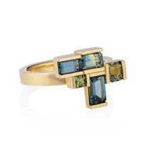 PARTI Sapphire Geometrisch Ring
