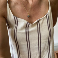 Tami - Tahitian Black Pearl Pendant