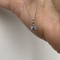 ARCHIE Geometrisch White Sapphire Pendant
