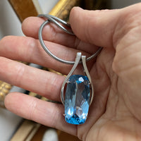 HERO Blue Topaz pendant