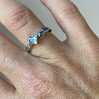 TRIO Aquamarine Ring