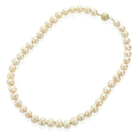 PEARL STRAND necklace blue