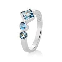 TRIO Aquamarine Ring