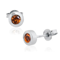 RUNDY'S Hessonite Garnet Studs