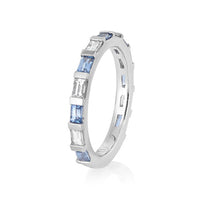 IMMER Diamond and Sapphire ring