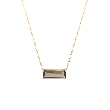 FLOATY - Yellow Gold - Smokey Quartz