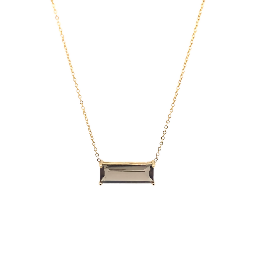 FLOATY - Yellow Gold - Smokey Quartz