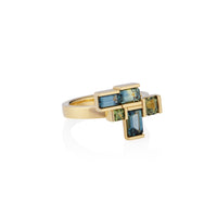 PARTI  Sapphire Geometrisch Ring