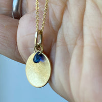 CIRCLE IT Pendant - Blue Sapphire