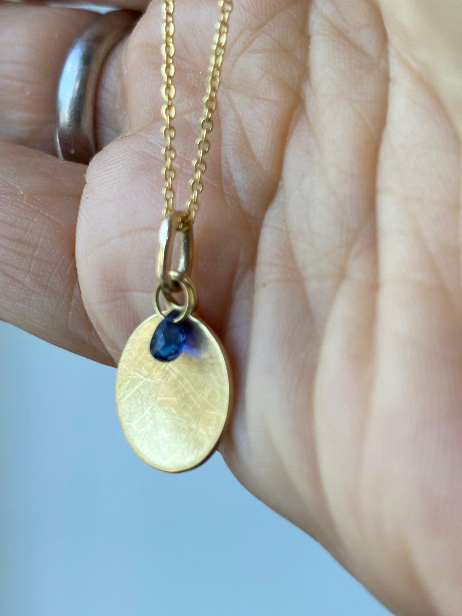 CIRCLE IT Pendant - Blue Sapphire