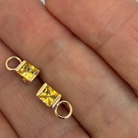 ATTACH ME Charms - Yellow Sapphire Yellow Gold attachments