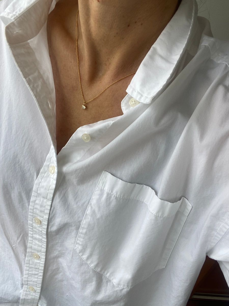 Archie Geometrisch Sapphire Pendant