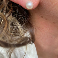 Lovely Rounds - Pearl Earrings